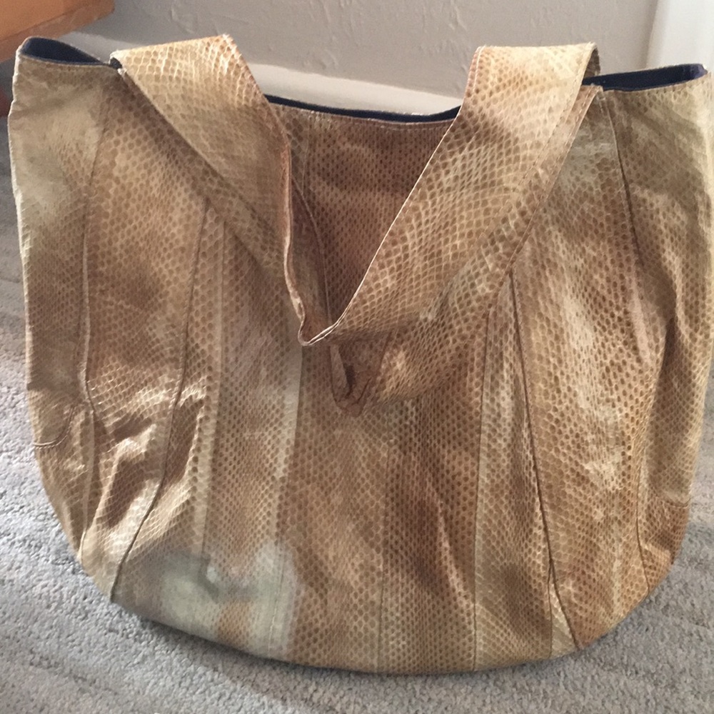 Beirn Python Tote Handbag